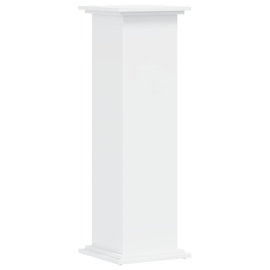 Plant Stand White 33x33x100 cm Engineered Wood