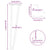 Hairpin Legs for Coffee Table 4 pcs Black 42 cm Solid Steel