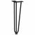 Hairpin Legs for Coffee Table 4 pcs Black 42 cm Solid Steel