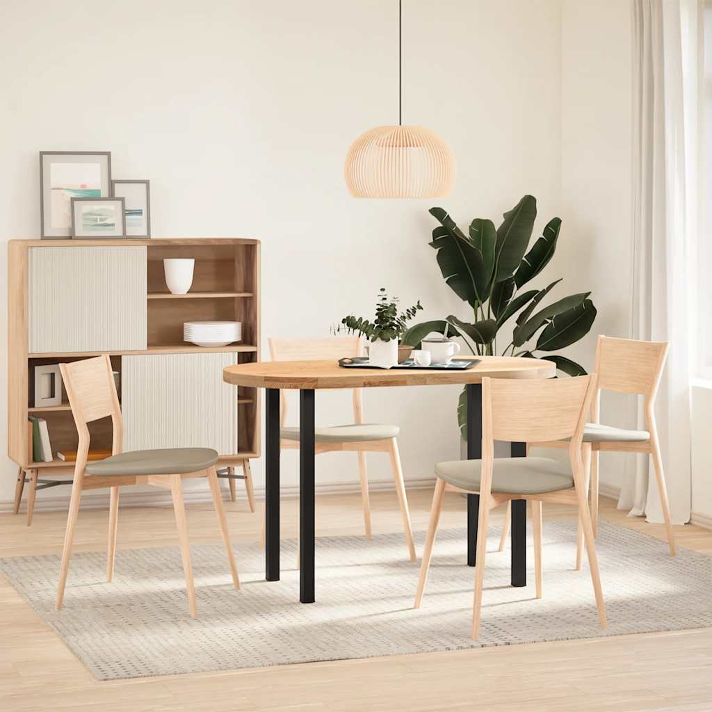 Console Table Legs 4 pcs Black 72-74 cm Steel