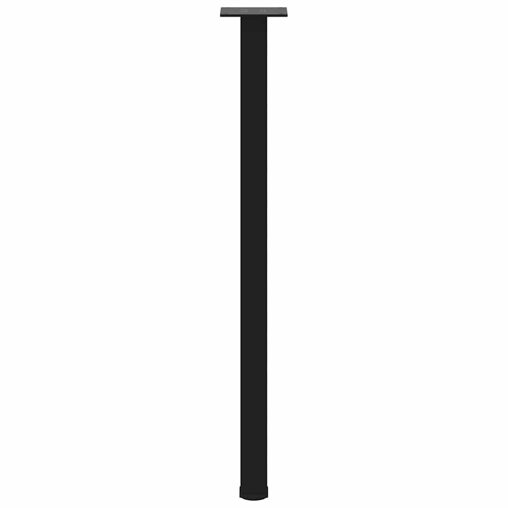 Console Table Legs 4 pcs Black 72-74 cm Steel