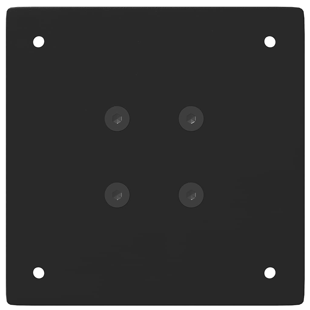 Console Table Legs 4 pcs Black 72-74 cm Steel