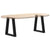 Coffee Table Legs V-Shape 2 pcs Black 28x(42-43.3) cm Steel