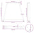 Coffee Table Legs V-Shape 2 pcs Black 38x(42-43.3) cm Steel