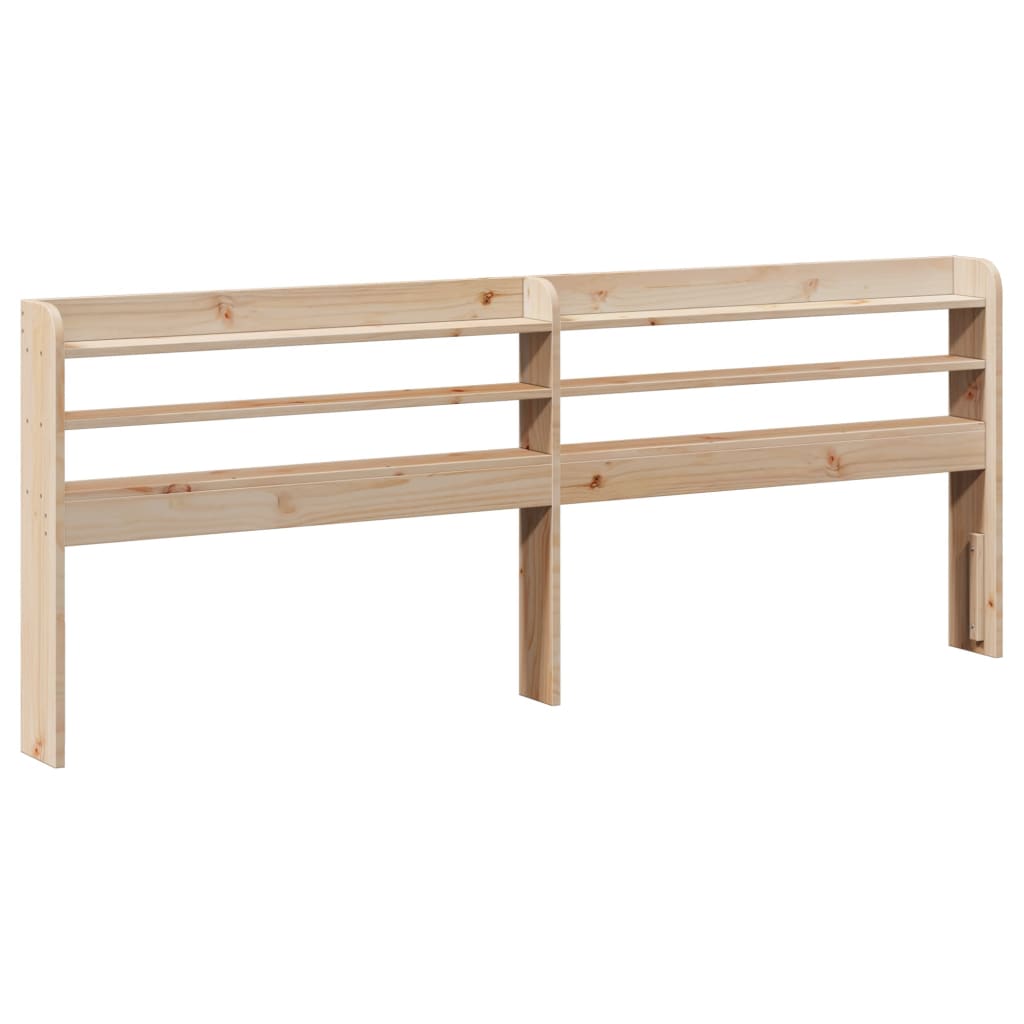 Bed Frame with Headboard 180x200 cm Solid Wood Pine