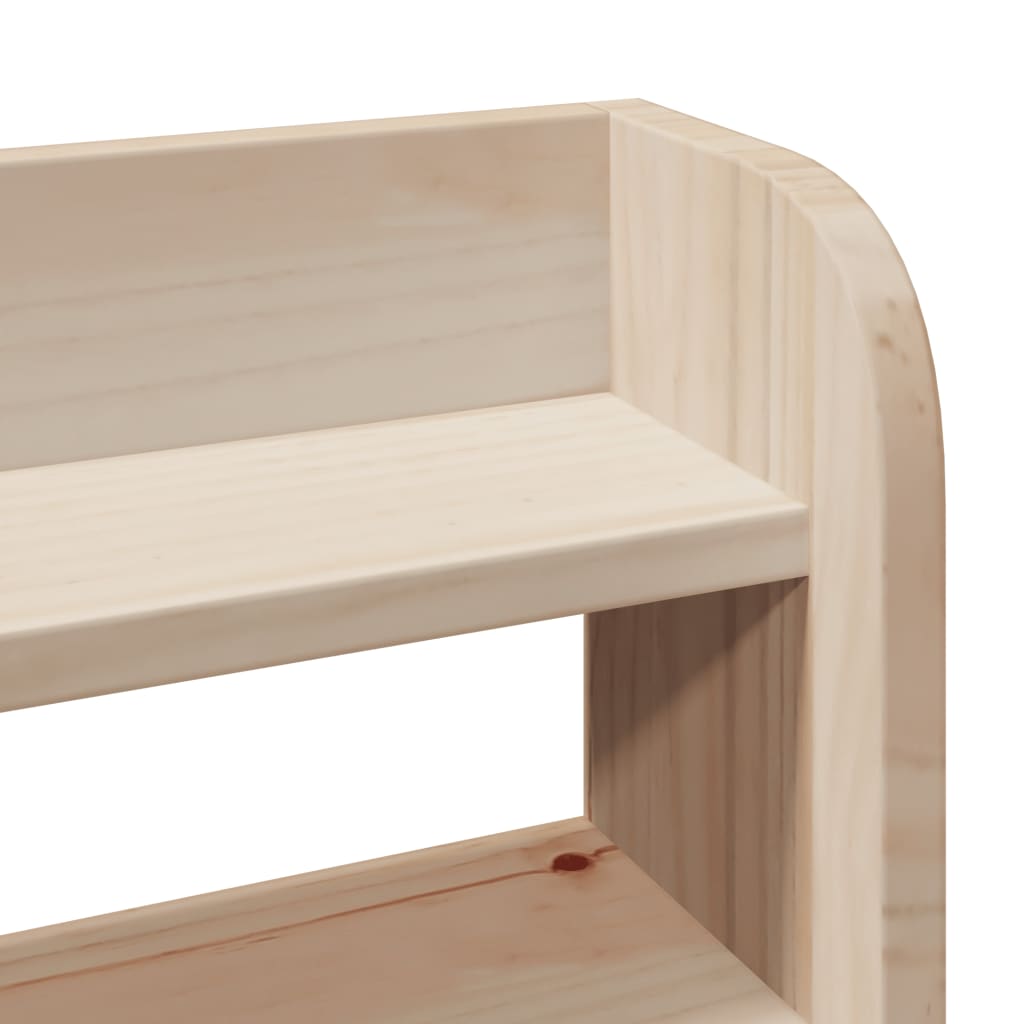Bed Frame with Headboard 180x200 cm Solid Wood Pine