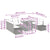 Garden Dining Set 10 pcs Black and Brown 100 x 55 x 73 cm