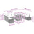 Garden Sofa Set Manual 11 pcs Black and Brown 100 x 55 x 73 cm