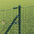 Fence Post 52 pcs Green 3.2 x 3.2 x 100 cm Steel