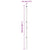 Fence Post 26 pcs Green 3.2 x 3.2 x 150 cm Steel