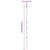 Fence Post Other 52 pcs Green 3.2 x 3.2 x 170 cm Steel