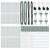 Fence Post Other 26 pcs Green 3.2 x 3.2 x 190 cm Steel
