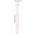 Fence Post Other 52 pcs Green 3.2 x 3.2 x 200 cm Steel