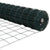 Fence with Posts Green 1 x 25 m Steel