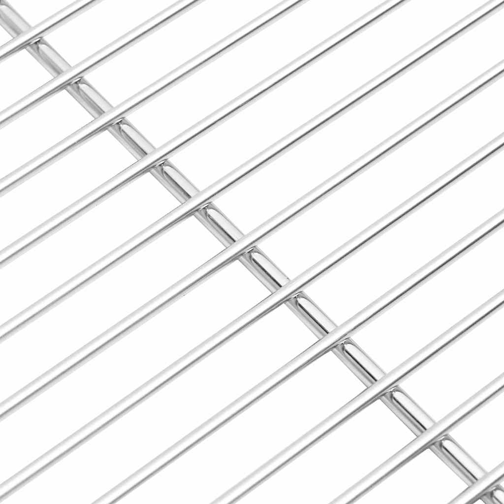 Grill Grate Silver 47 x 32,5 cm Stainless Steel