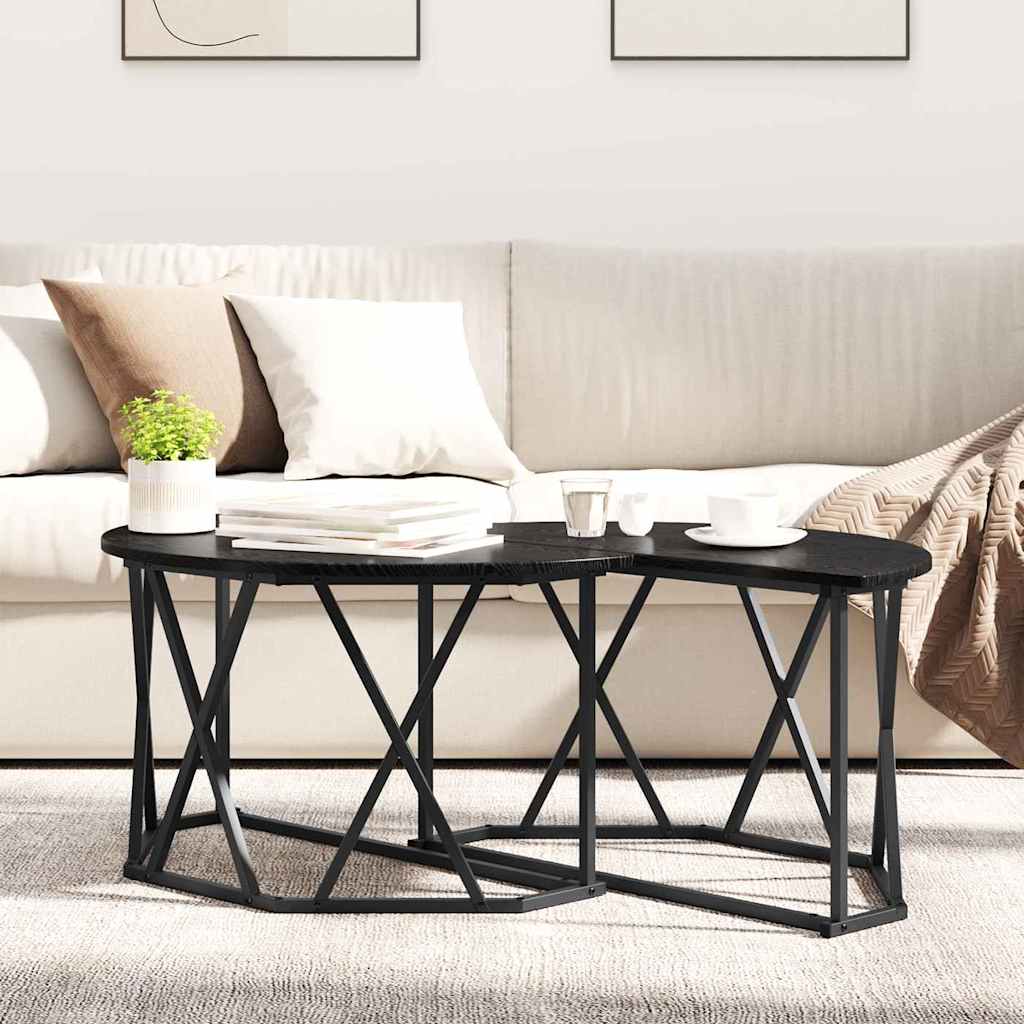 Coffee Table Black oak 80 x 80 x 42 cm