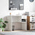 Desk with Drawer White 90 x 49.5 x 75 cm Engineered wood