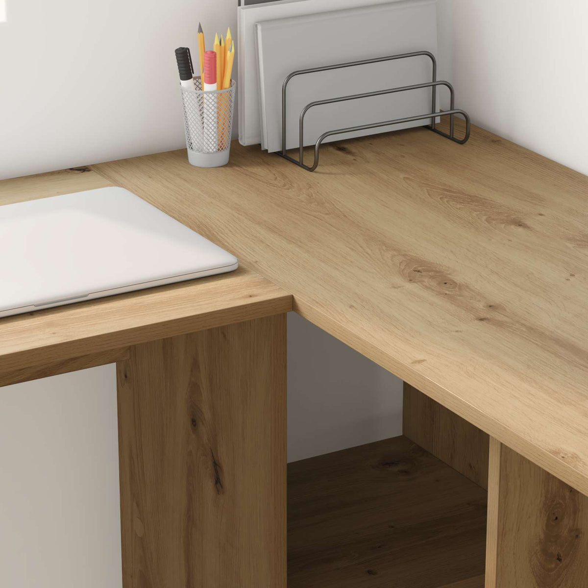Desk Artisan Oak Engineered Wood 142 x 102 x 73 cm