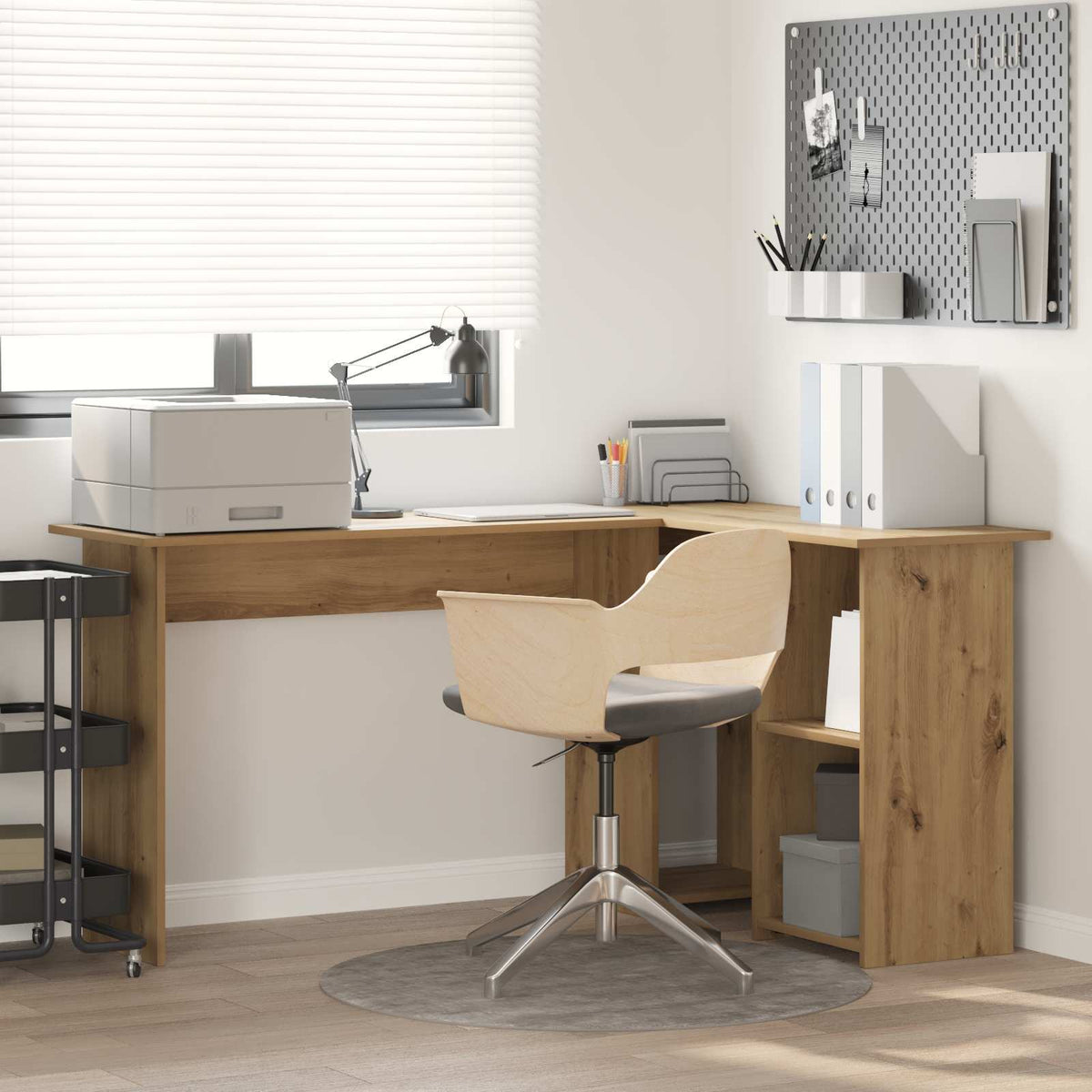 Desk Artisan Oak Engineered Wood 142 x 102 x 73 cm