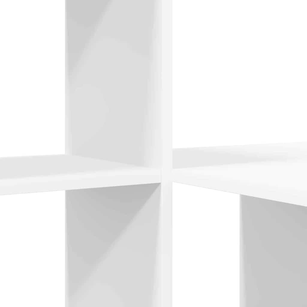 Desk with Shelf White 131,5 x 50 x 106,5 cm Engineered Wood