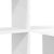 Desk with Shelf White 131.5 x 50 x 106.5 cm Engineered wood