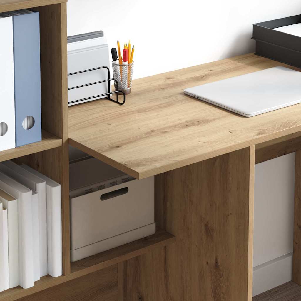Desk Artisan Oak 131,5 x 50 x 106,5 cm Engineered Wood