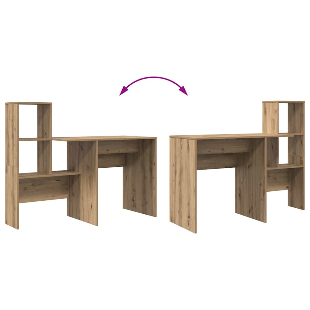 Desk Artisan Oak 131,5 x 50 x 106,5 cm Engineered Wood