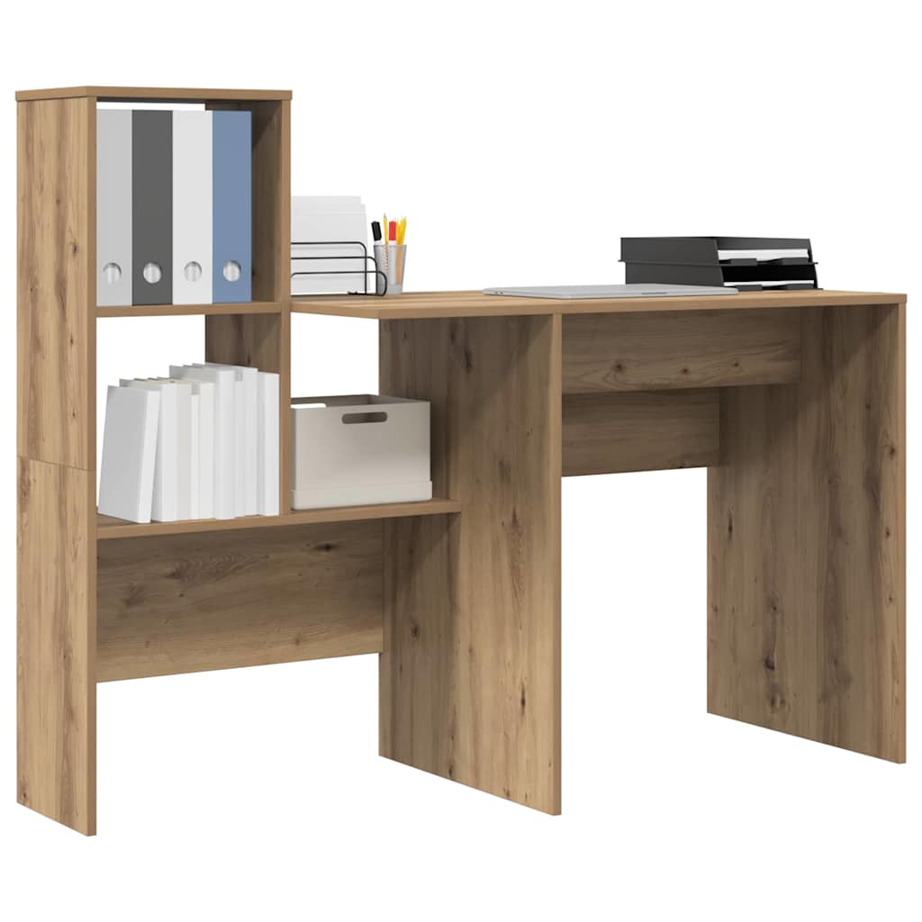 Desk Artisan Oak 131,5 x 50 x 106,5 cm Engineered Wood