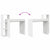 Desk with Shelf White 100 x 40 x 90 cm Engineered wood