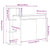 Desk with Shelf White 100 x 40 x 90 cm Engineered wood