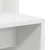 Desk with Shelf White 78.5 x 37 x 154.5 cm Engineered wood