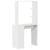 Desk with Shelf White 78.5 x 37 x 154.5 cm Engineered wood