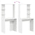 Desk with Shelf White 78.5 x 37 x 154.5 cm Engineered wood