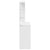 Desk with Shelf White 78.5 x 37 x 154.5 cm Engineered wood
