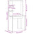 Desk with Shelf White 78.5 x 37 x 154.5 cm Engineered wood