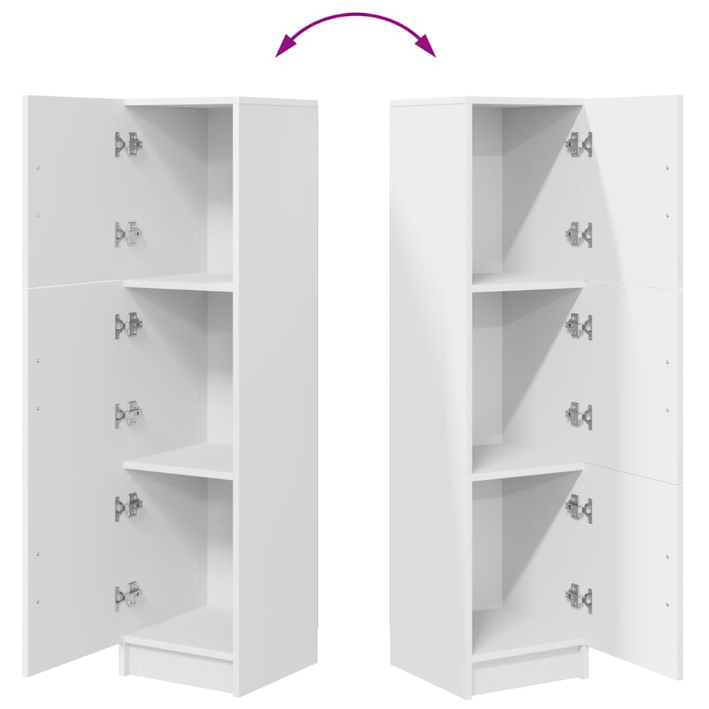 Highboard White 31.5 x 32 x 122.5 cm