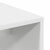Desk with Shelf White 102 x 50 x 124 cm Engineered wood