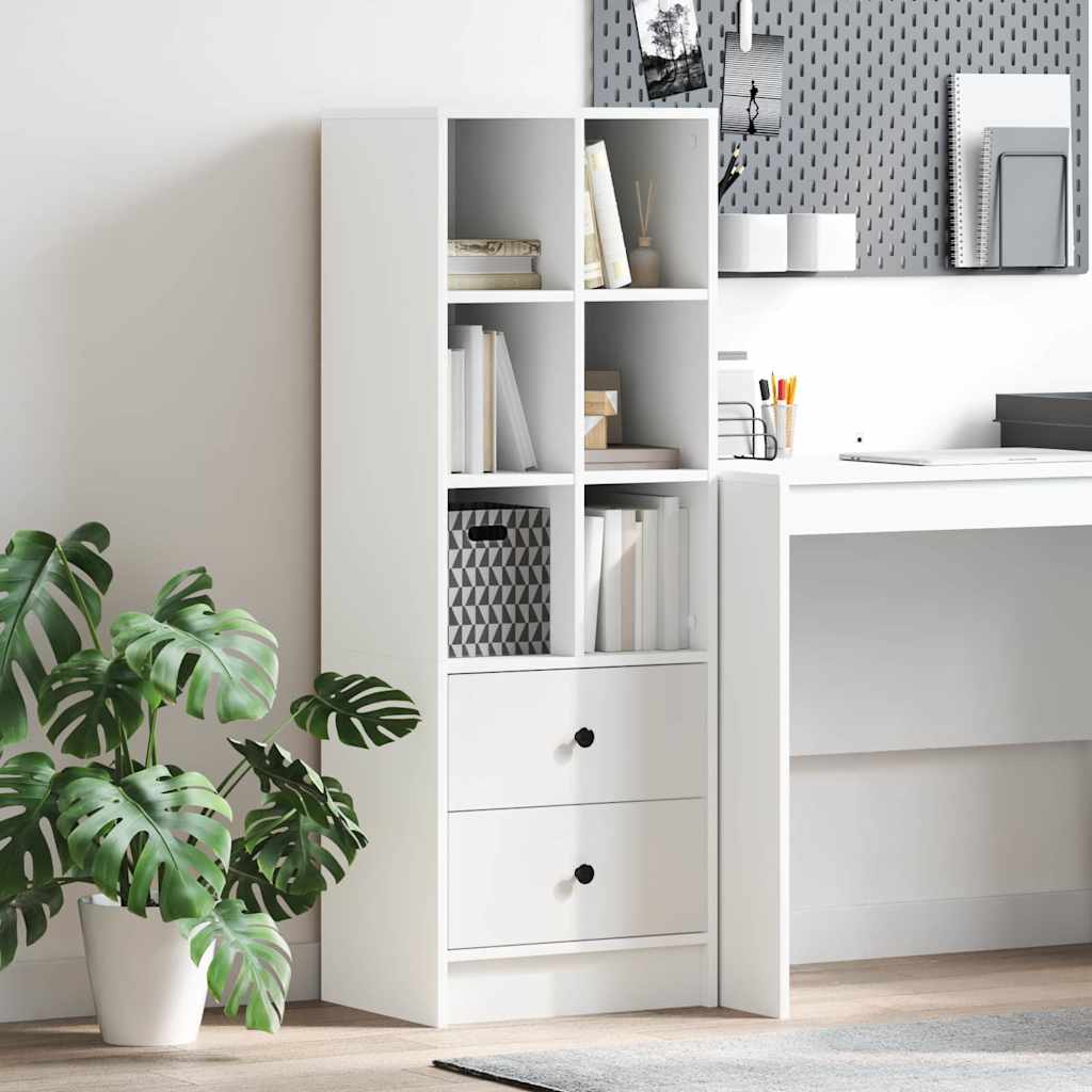 Highboard with Drawer White 45,5 x 34 x 127 cm