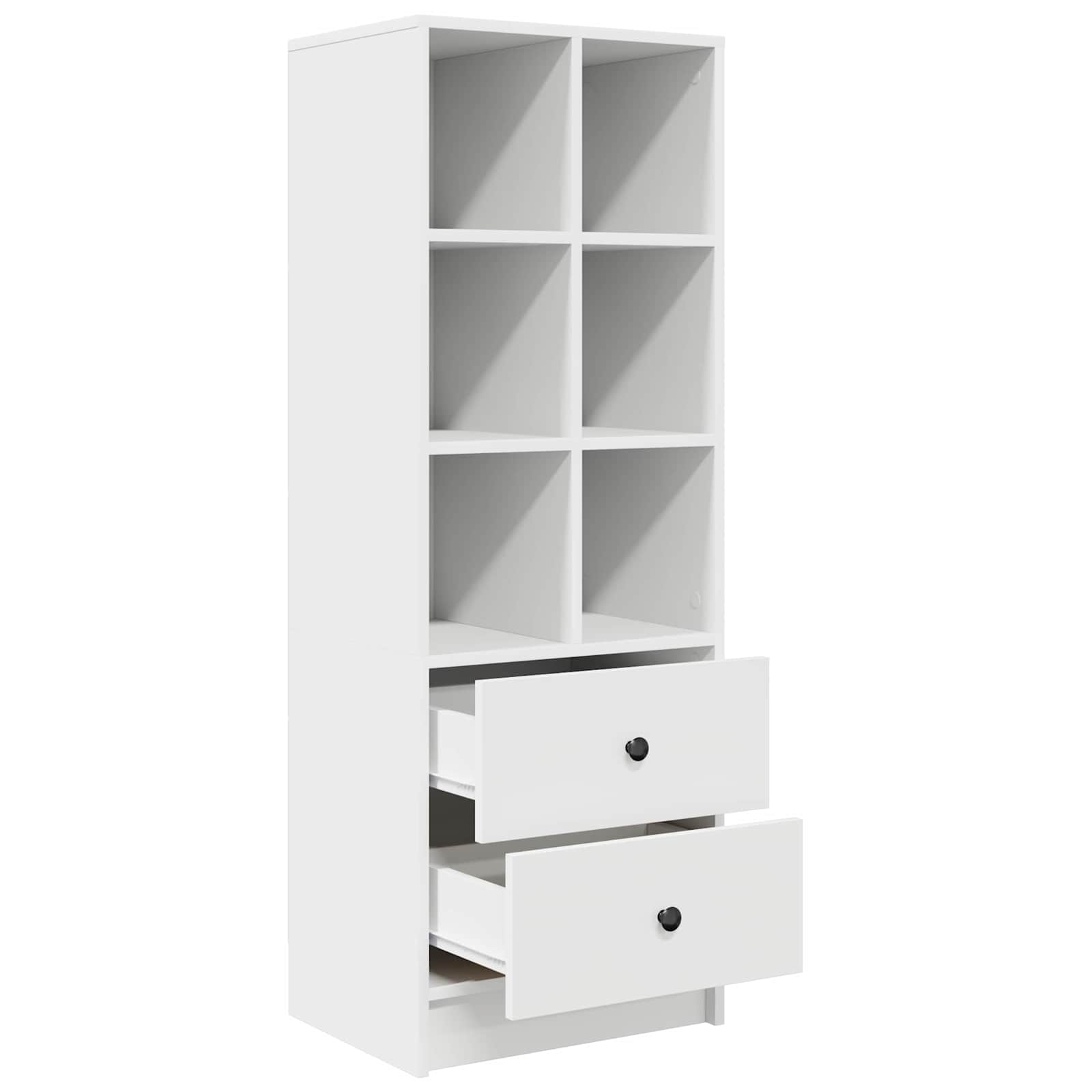 Highboard with Drawer White 45,5 x 34 x 127 cm