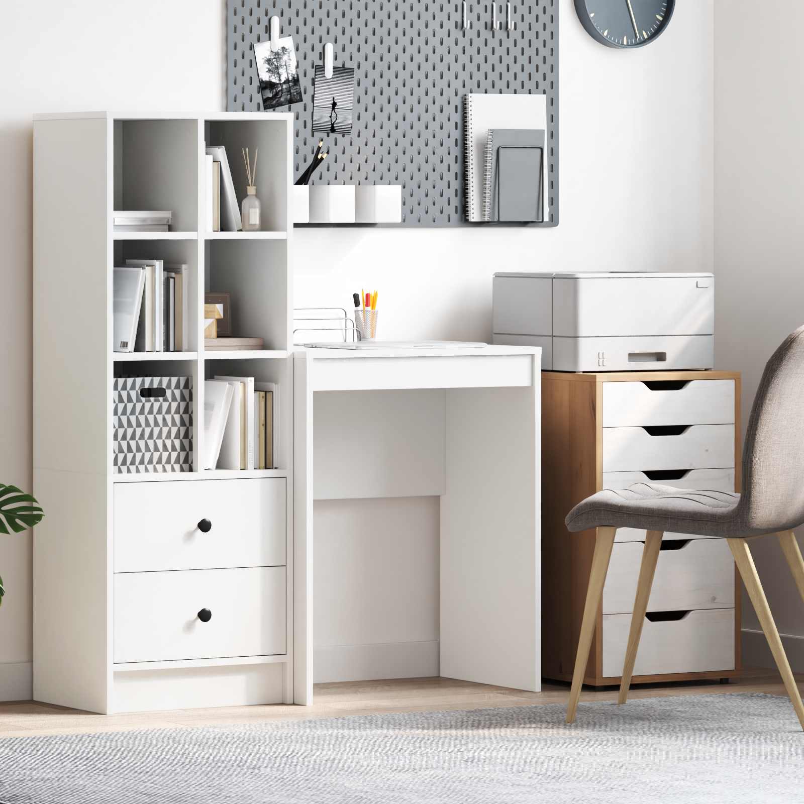 Desk White 60 x 40 x 76 cm