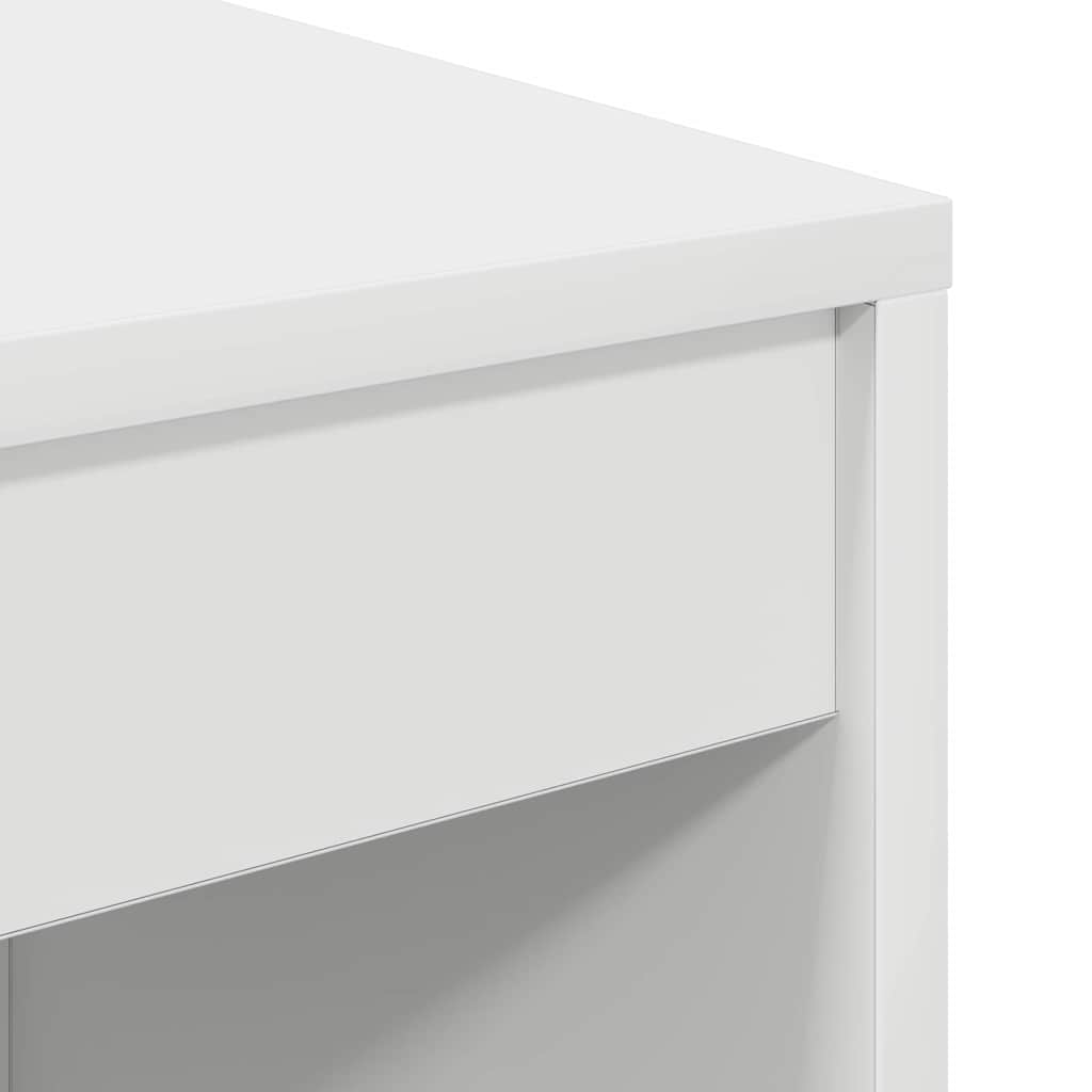 Desk White 90 x 40 x 76 cm Engineered wood