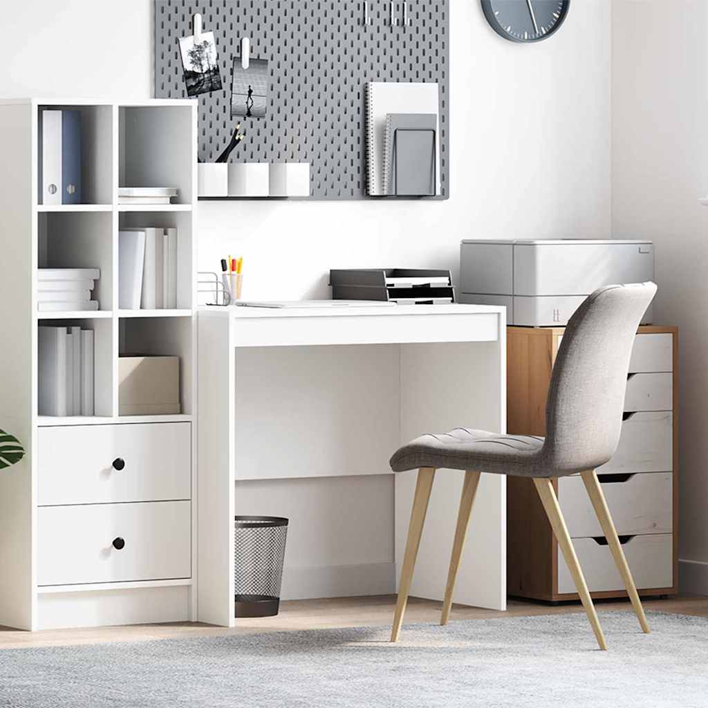 Desk White 80 x 50 x 76 cm Engineered wood