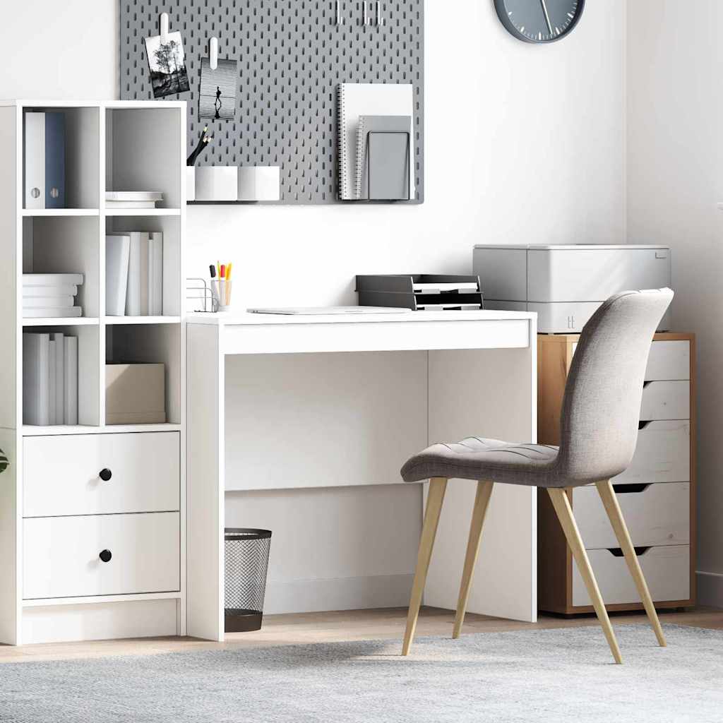 Desk White 90 x 50 x 76 cm Engineered wood