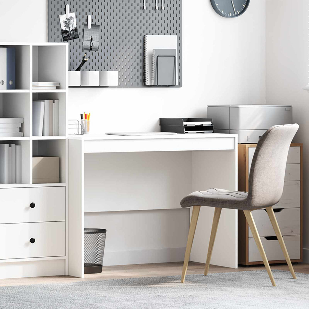 Desk White 100 x 50 x 76 cm
