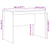 Desk Other White 100 x 50 x 76 cm Engineered wood