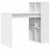Desk with Shelf White 108 x 55 x 103.5 cm Engineered Wood