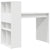 Desk with Shelf White 108 x 55 x 103.5 cm Engineered Wood