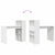 Desk with Shelf White 108 x 55 x 103.5 cm Engineered Wood