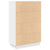 Desk with Shelf White 71.5 x 31.5 x 106.5 cm Engineered Wood