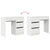 Desk with Drawer White 90 x 37.5 x 75 cm Engineered Wood